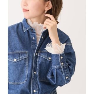 スピックアンドスパン(Spick & Span)のSpick and Span シアードットチュールプルオーバー(シャツ/ブラウス(長袖/七分))