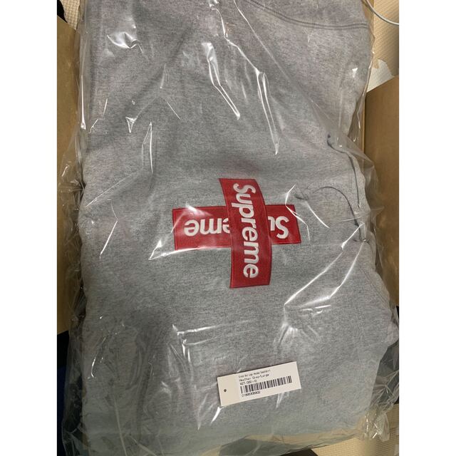 supreme Cross Box Logo Hooded Sweatshirt