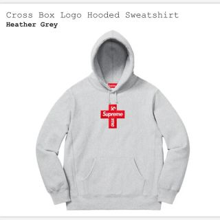 シュプリーム(Supreme)のsupreme Cross Box Logo Hooded Sweatshirt(パーカー)