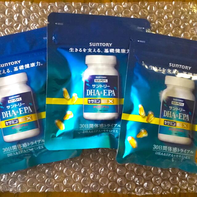 サントリーDHA&EPAセサミンEX 120粒入りx3袋