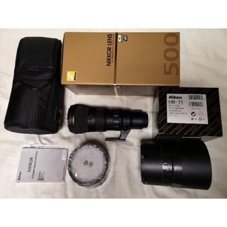 Nikon AF-S 500mm f/5.6 E PF ED VR 美品フード改(レンズ(単焦点))