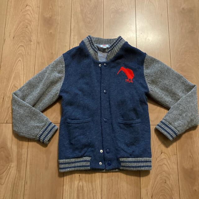 CANTERBURY(カンタベリー)のニットブルゾン キッズ/ベビー/マタニティのキッズ服男の子用(90cm~)(ジャケット/上着)の商品写真