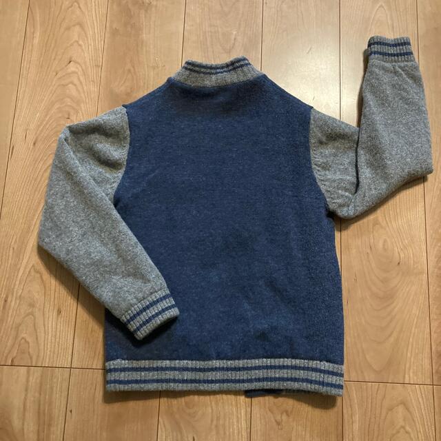 CANTERBURY(カンタベリー)のニットブルゾン キッズ/ベビー/マタニティのキッズ服男の子用(90cm~)(ジャケット/上着)の商品写真