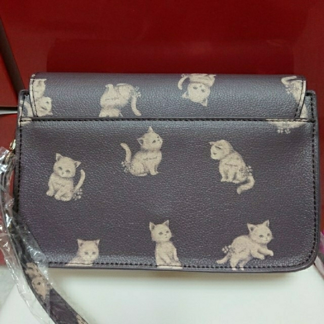 franche lippee(フランシュリッペ)の【激レア・送込】フランシュリッペ 猫柄 ショルダー ポシェット レディースのバッグ(ショルダーバッグ)の商品写真