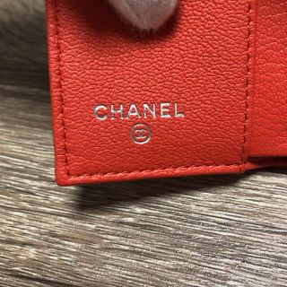 CHANEL - 美品 シャネル スキー柄 三つ折り財布 レザーの通販 by Loop