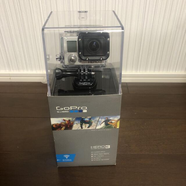 GoPro(ゴープロ)のGoPro HERO3 SILVER EDITION スマホ/家電/カメラのカメラ(ビデオカメラ)の商品写真