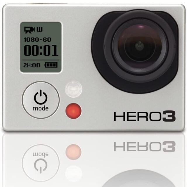 GoPro(ゴープロ)のGoPro HERO3 SILVER EDITION スマホ/家電/カメラのカメラ(ビデオカメラ)の商品写真
