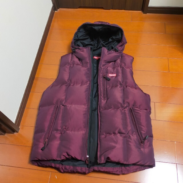 Supreme Iridescent Puffy Vest / L-