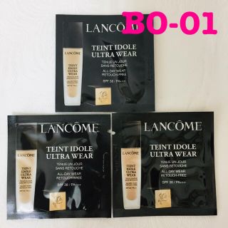 ランコム(LANCOME)の【ランコム】タンイドル ウルトラ ウェア リキッド BO-01 サンプル 3枚(サンプル/トライアルキット)