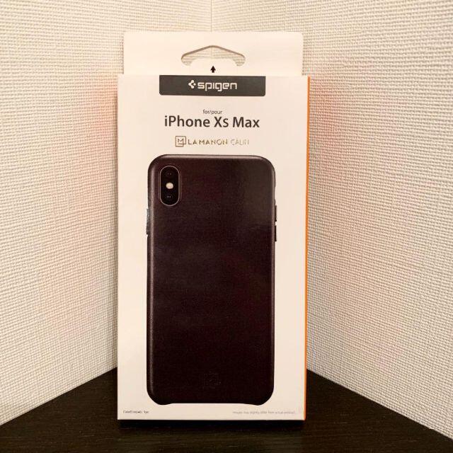 Spigen(シュピゲン)の【新品未使用】iPhone XS Max ケース 黒 Spigen スマホ/家電/カメラのスマホアクセサリー(iPhoneケース)の商品写真