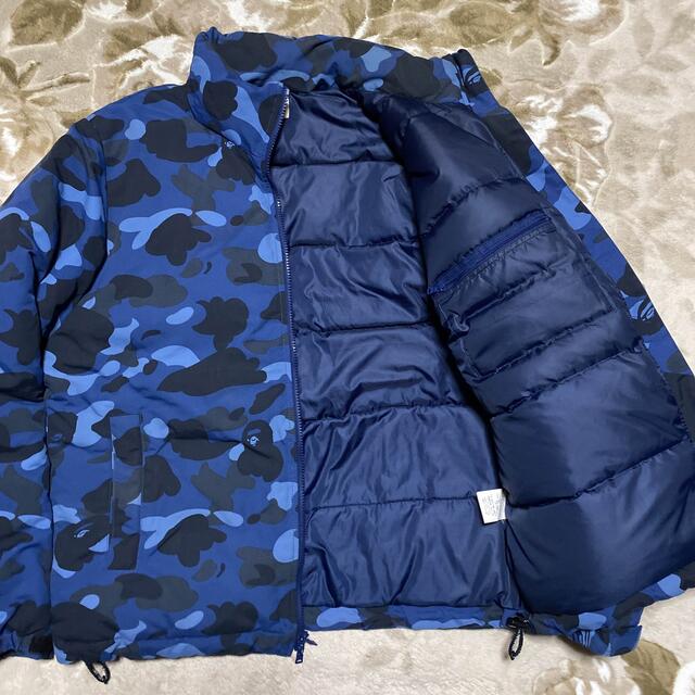 APE BAPE KAWS CAMO 迷彩　ダウン　ジャケット　JACKET L