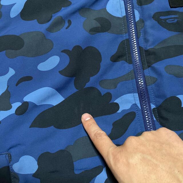 APE BAPE KAWS CAMO 迷彩　ダウン　ジャケット　JACKET L