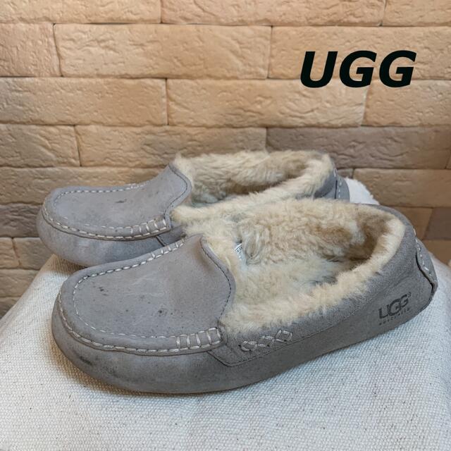 UGG(アグ)のUGGモカシン♡レディース アグオーストラリア/アンスレー/ライトグレー レディースの靴/シューズ(スリッポン/モカシン)の商品写真