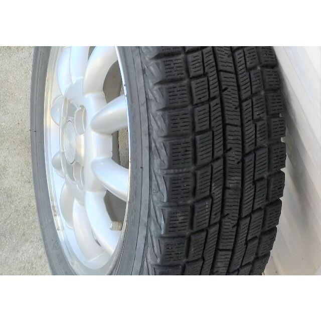 ラパン HE21S スタッドレスタイヤホイール4本セット 155/65R13 7