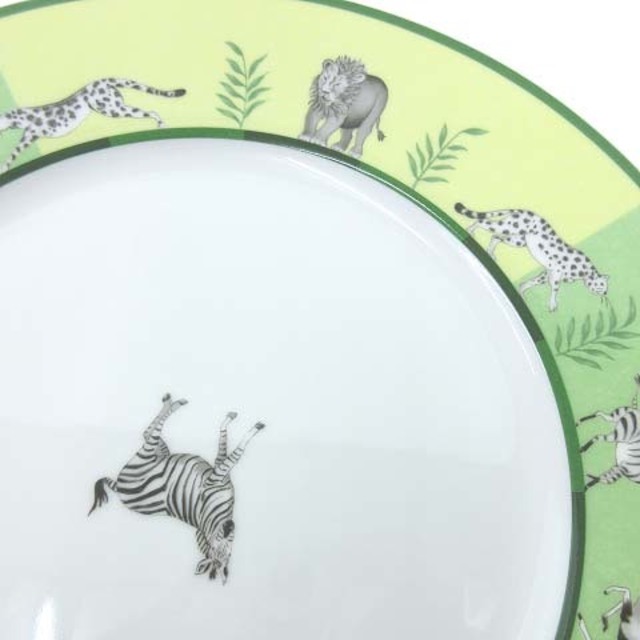 エルメス アフリカ ディナープレート 大皿 アニマル 食器