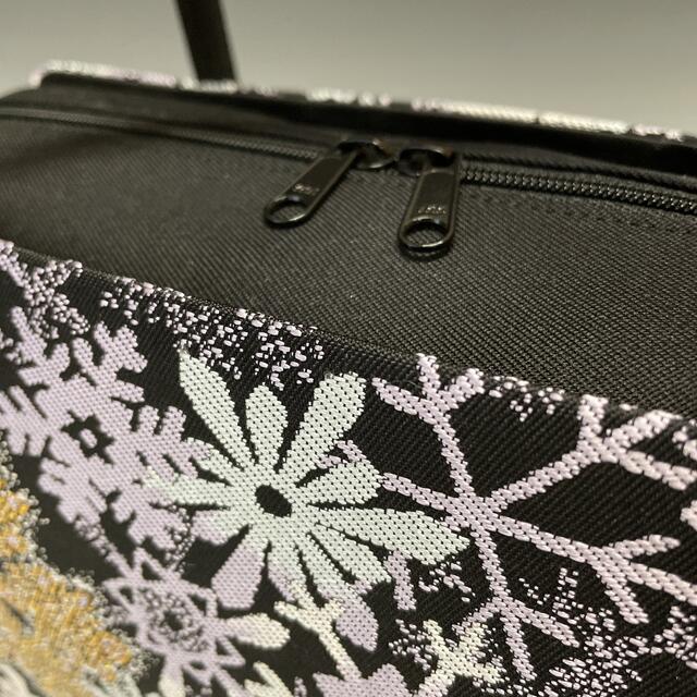 大人気‼️雪の結晶柄‼️新品未使用 ‼️京都 西陣 正絹生地使用 利休バッグ