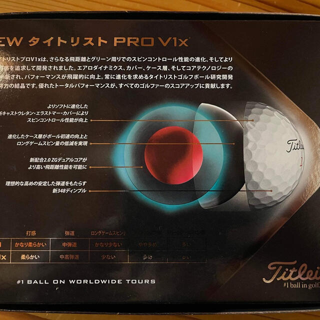 Titleist(タイトリスト)のProv1X [日本販売モデル]領収書可　新品タイトリスト2021年モデル３箱 スポーツ/アウトドアのゴルフ(その他)の商品写真