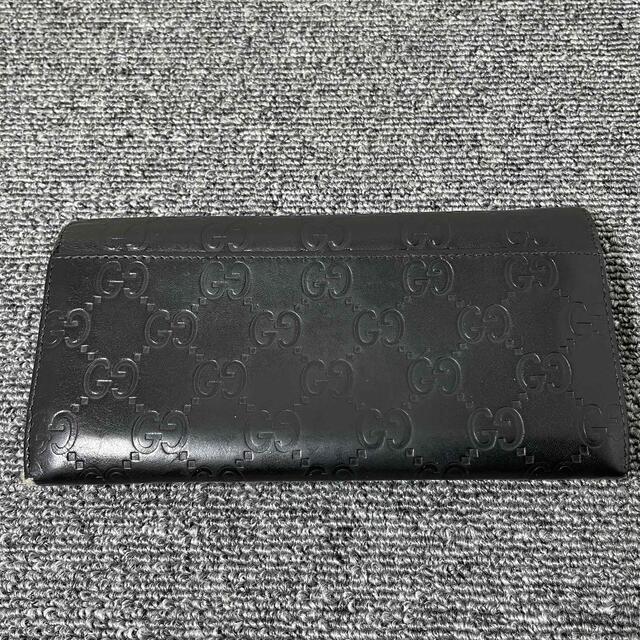 Gucci(グッチ)のGUCCI グッチシマ レザー長財布 ジャンク品 メンズのファッション小物(長財布)の商品写真