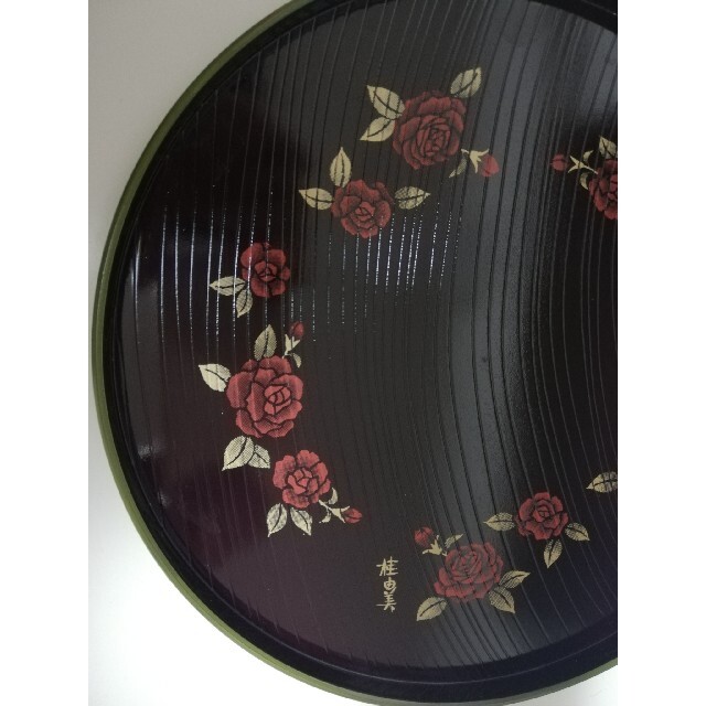 桂由美 トレー お盆 通販 新品 桂由美 トレイ 黒