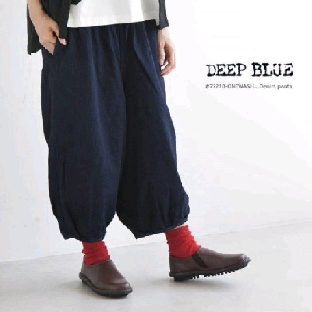 DEEP BLUE(ディープブルー)のDEEP  BLUE☆デニム　ガウチョ レディースのパンツ(デニム/ジーンズ)の商品写真