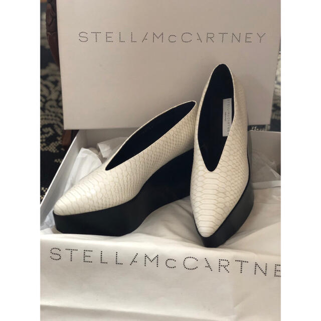 STELLA McCARTNEY【美品】レオパード柄 ウェッジソール シューズ