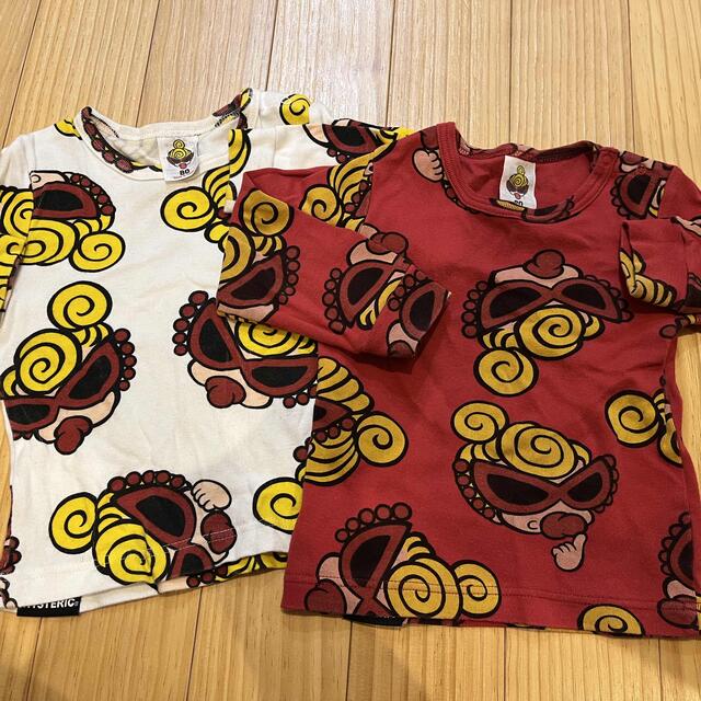 HYSTERIC MINI(ヒステリックミニ)のロンT2枚 キッズ/ベビー/マタニティのベビー服(~85cm)(シャツ/カットソー)の商品写真