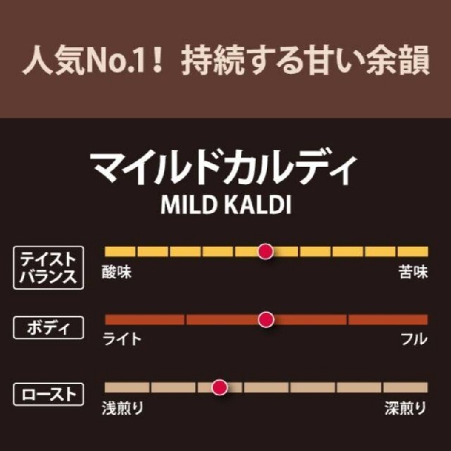 KALDI(カルディ)のカルディ マイルドカルディ 豆 3袋 食品/飲料/酒の飲料(コーヒー)の商品写真