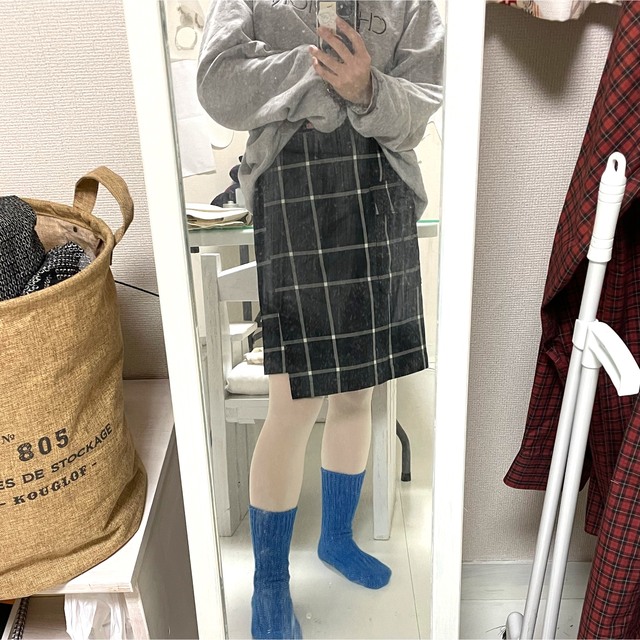 COMME des GARCONS(コムデギャルソン)の9cm様専用　tricot comme des garcons 巻きスカート レディースのスカート(ひざ丈スカート)の商品写真