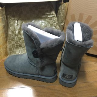 アグ(UGG)のUGG ショートブーツ  サイズ7 グレー(ブーツ)