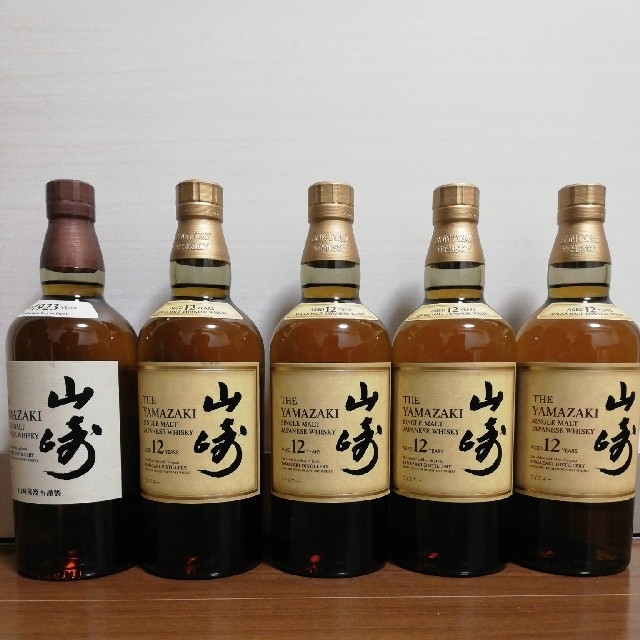 食品/飲料/酒サントリー山崎12年 ４本