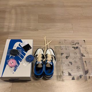 ナイキ(NIKE)のTravis Scott × fragment エアジョーダン１LOW(スニーカー)