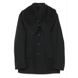 ヨウジヤマモト(Yohji Yamamoto)の【未使用品】21AW ヨウジヤマモトW/G BOA HOODED JACKET(テーラードジャケット)