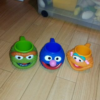 セサミストリート(SESAME STREET)のセサミストリート仲間達　ビニールマグカップ(キャラクターグッズ)