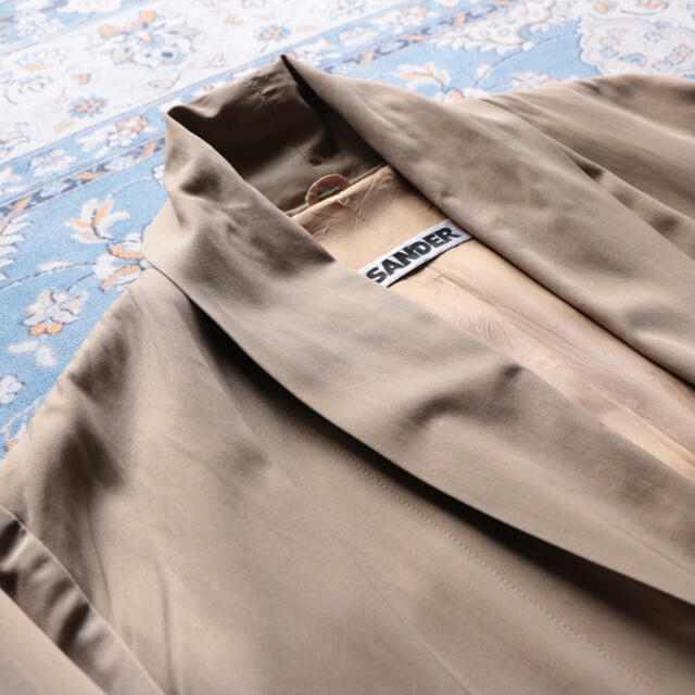 JILSANDER+ ドレープ ロングガウンコート rumahyatim-arsyada.com