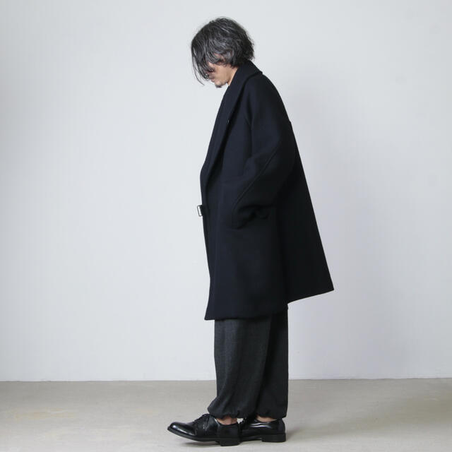 COMOLI(コモリ)の19AW comoli コモリ ショールカラーコート size 1 メンズのジャケット/アウター(トレンチコート)の商品写真