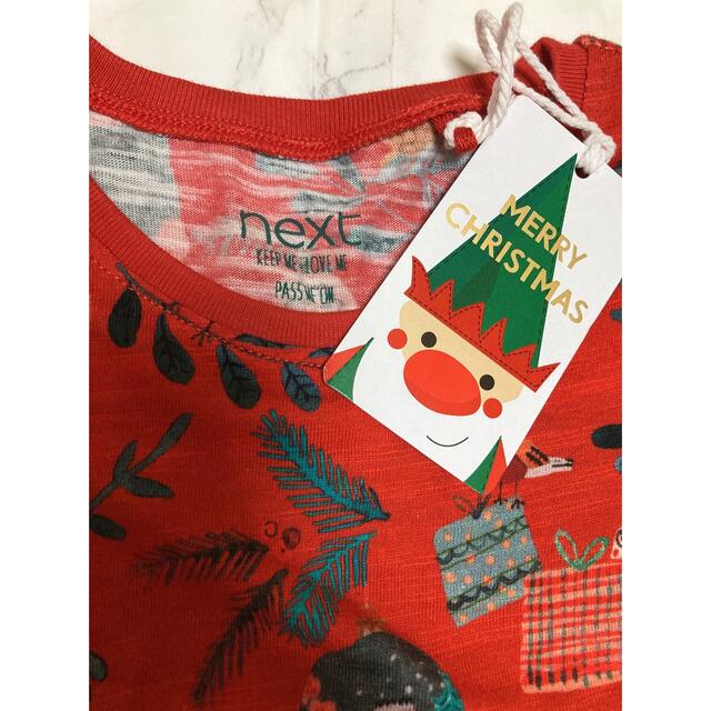 NEXT(ネクスト)の90 next  ネクスト クリスマス ワンピース キッズ/ベビー/マタニティのキッズ服女の子用(90cm~)(ワンピース)の商品写真