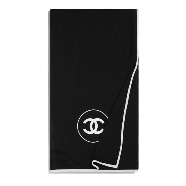 CHANEL シャネル 大判カシミヤ&シルク スカーフ マフラー ストール