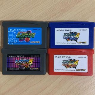 ゲームボーイアドバンス(ゲームボーイアドバンス)のロックマンエグゼ　ソフト セット　GBA(携帯用ゲームソフト)