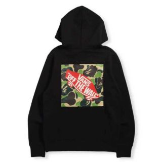 アベイシングエイプ(A BATHING APE)のアベイシングエイプ  バンズ  パーカー 黒(パーカー)