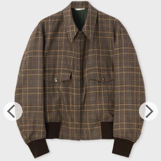 ポールスミス(Paul Smith)の【美品・限定値下げ中】Paul Smith　チェックパターン ボンバージャケット(ブルゾン)