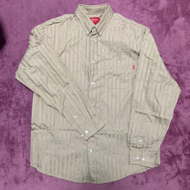 supreme Jacquard Stripe Twill Shirt - シャツ