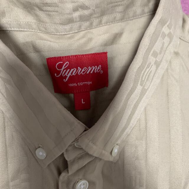 supreme Jacquard Stripe Twill Shirt - シャツ