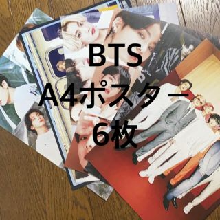 ボウダンショウネンダン(防弾少年団(BTS))のBTS A4ポスター　6枚(アイドルグッズ)