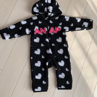 アナップキッズ(ANAP Kids)のカバーオール ロンパース アウター　アナップ　80(カバーオール)