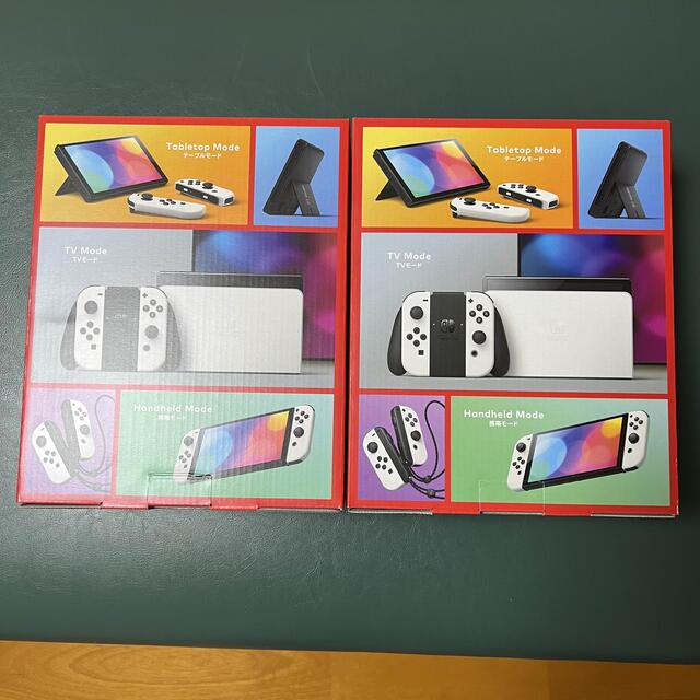 Nintendo Switch(ニンテンドースイッチ)の新品未使用！納品書あり！任天堂スイッチ本体 有機ELモデル ホワイト　2台 エンタメ/ホビーのゲームソフト/ゲーム機本体(携帯用ゲーム機本体)の商品写真