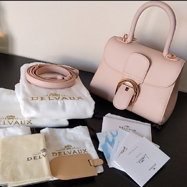 クーポン中特別価格♪【DELVAUX】Brilliant Mini NUDE♪