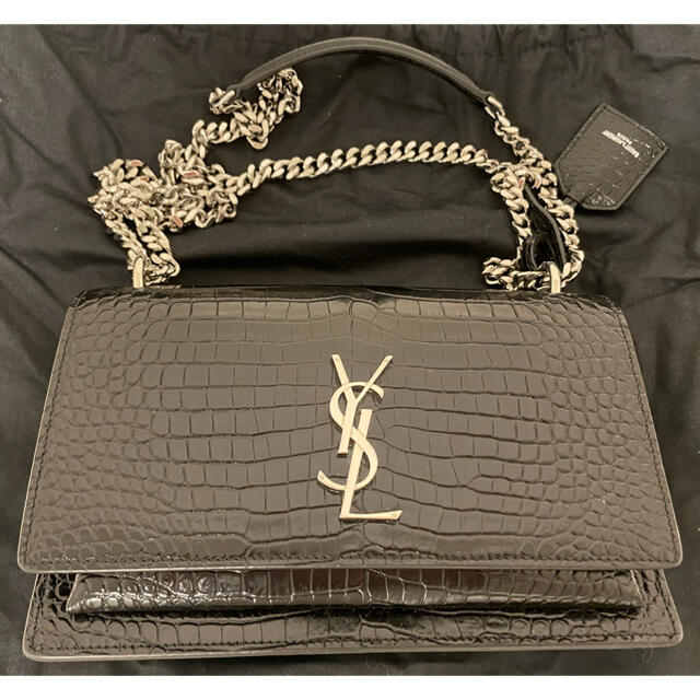 Saint Laurent(サンローラン)の【優香様専用】美品　サンローラン　チェーンバッグ レディースのバッグ(ショルダーバッグ)の商品写真