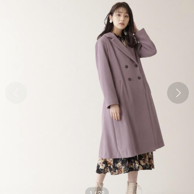 人気販売 ジルスチュアート グレー ロングコート 試着のみ www.m