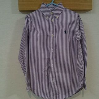 ラルフローレン(Ralph Lauren)のゆず様 ラルフローレン キッズ ストライプシャツ(ブラウス)