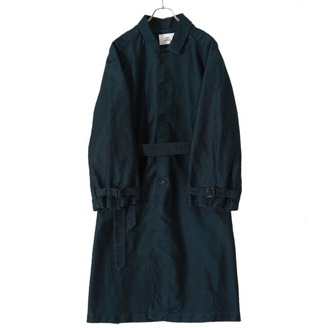 2021aw OUTIL MANTEAU UZES - BLACK INDIGO